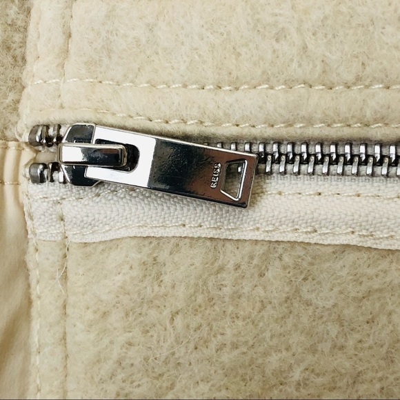 NWT REISS Oversized Boxy Lio Shirt Jacket Shacket in Cream Size 14 US / 18 UK - Picture 7 of 14